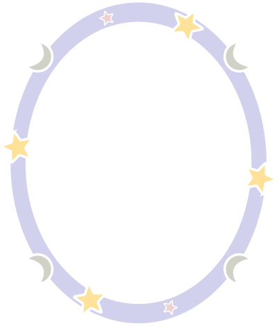 Starry night frame clipart