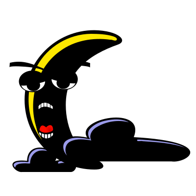 Starry night: Moon clipart