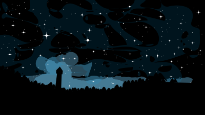 Starry Sky at Night clipart
