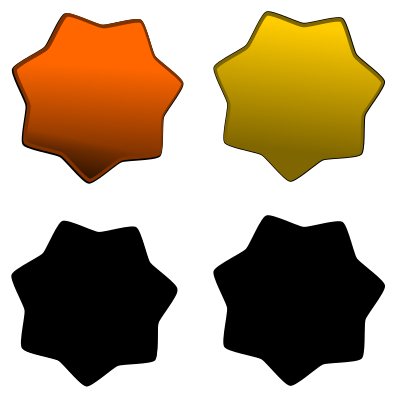 Stars 2 clipart