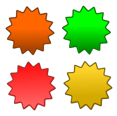 Stars 5 clipart