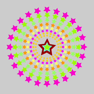 Stars in Circle clipart