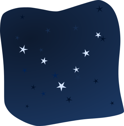 Stars in the night clipart