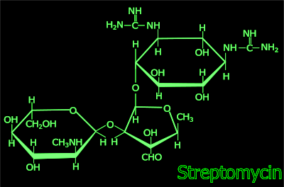 Streptomycin structure clipart