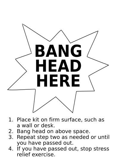 Stress Relief clipart