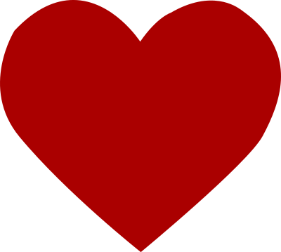 Stripy heart clipart
