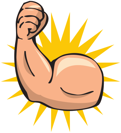 Strong arm clipart