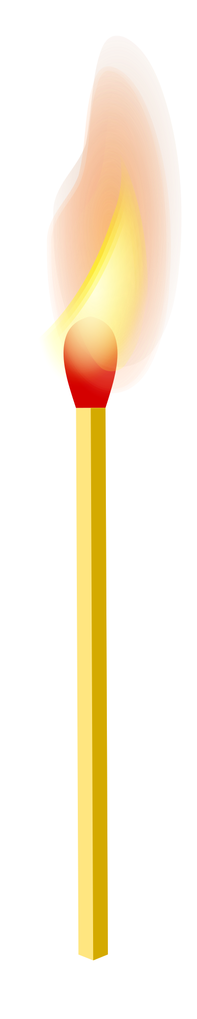 Struck match clipart