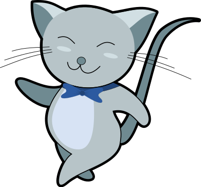 Strutting Cat clipart
