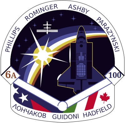 STS-100 Patch clipart