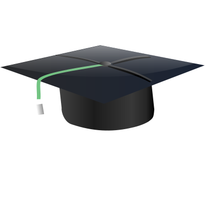 Student hat clipart
