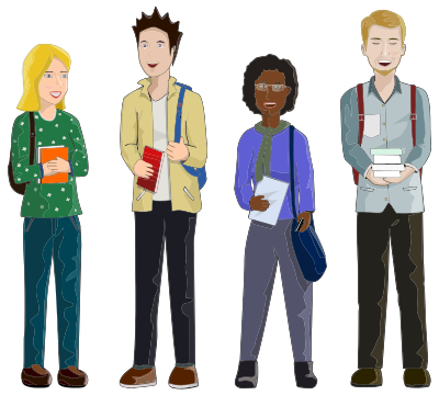 Students By pinterastudio clipart