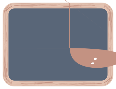 Student's Chalk Slate clipart