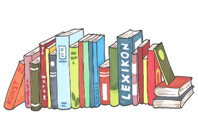 Study Books in a Row clipart