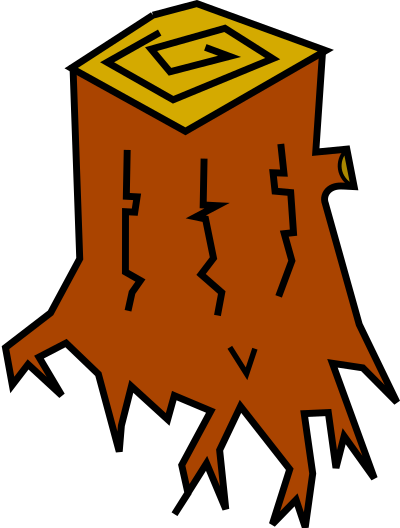 Stump (Color) clipart