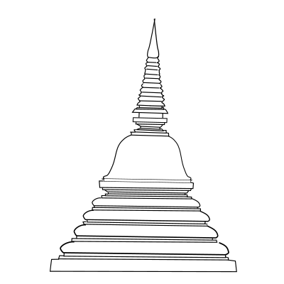 Stupa clipart