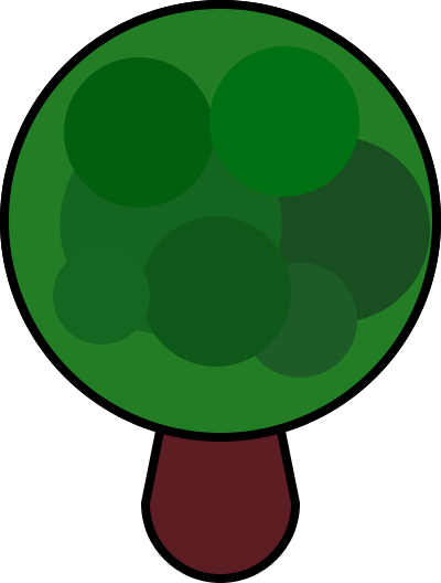 Stupid comic tree clipart