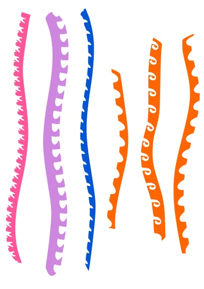 Style curves clipart