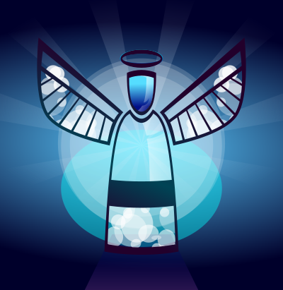 Stylised Angel clipart