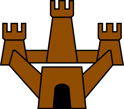 Stylised castle 2 clipart