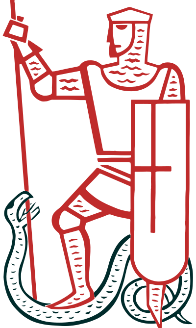 Stylised knight 2 clipart