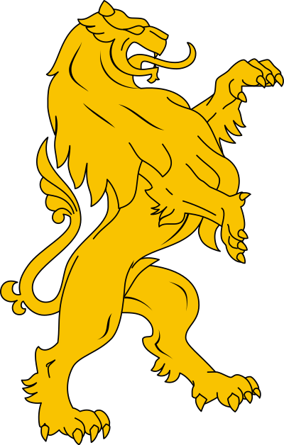 Stylised lion 11 clipart