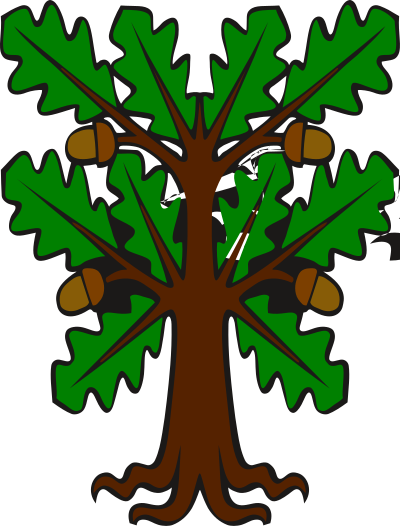 Stylised oak clipart