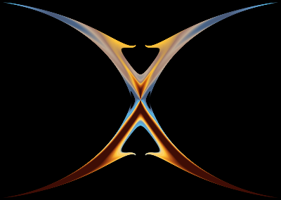 Stylish X clipart