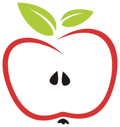 Stylized Apple Leaves clipart
