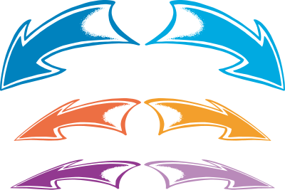 Stylized Arrows clipart