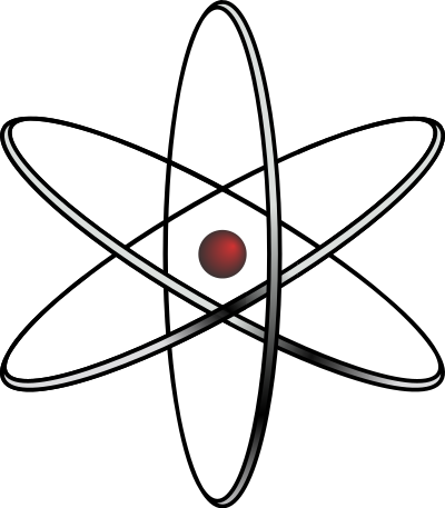 Stylized Atom 2 clipart