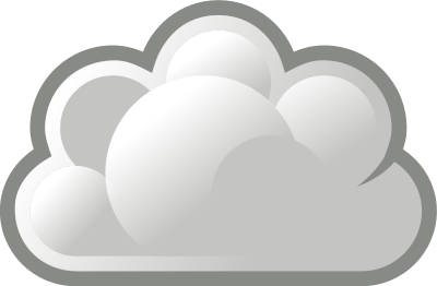 Stylized Basic Cloud clipart