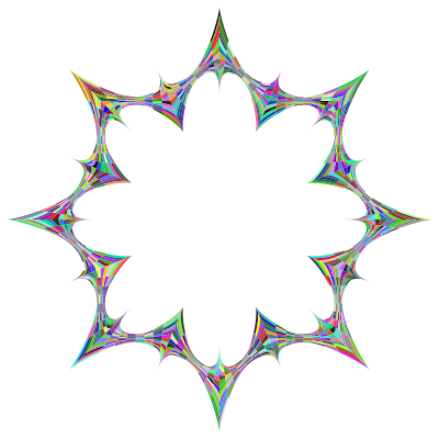 Stylized Checkered Geometric Frame 2 Prismatic clipart