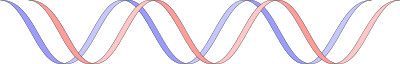 Stylized DNA clipart