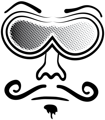 Stylized fawkes anonymous clipart