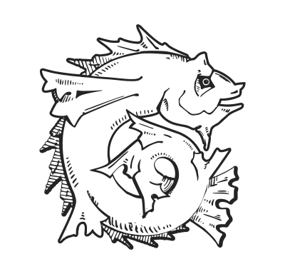Stylized Fish clipart