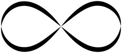 Stylized Infinity Symbol clipart