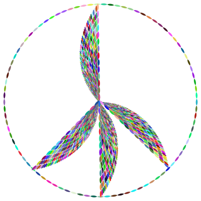 Stylized Peace Sign clipart