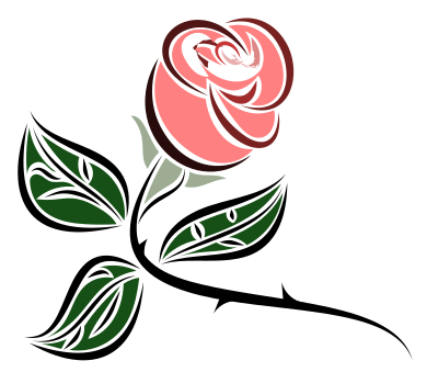 Stylized Rose clipart
