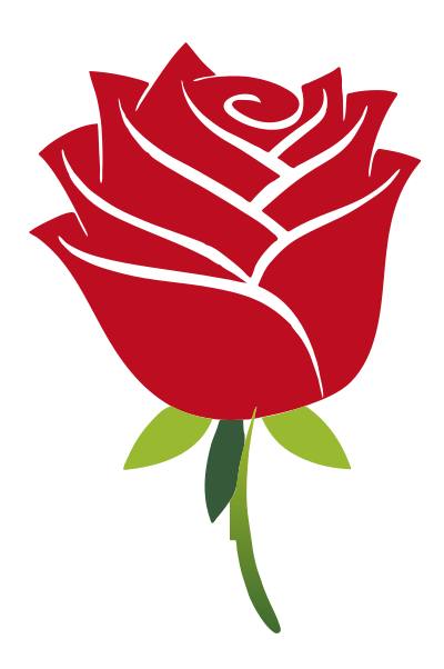 Stylized Rose clipart