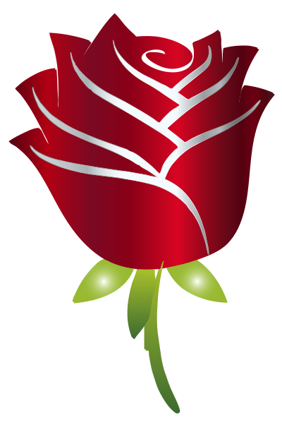 Stylized Rose Enhanced 2 clipart