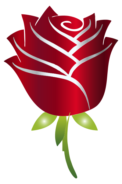 Stylized Rose Enhanced clipart
