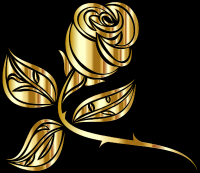 Stylized Rose Extended 3 clipart