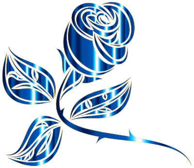 Stylized Rose Extended 5 Minus Background clipart