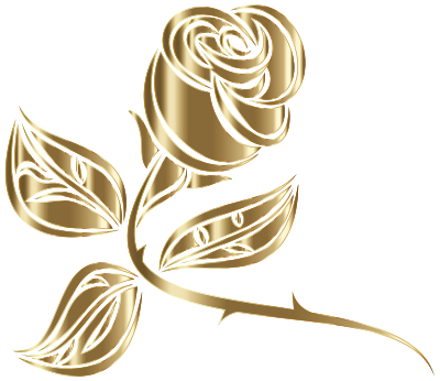 Stylized Rose Extended 9 Minus Background clipart