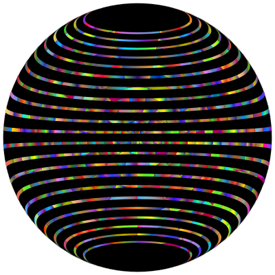 Stylized Sphere Lines Type II clipart