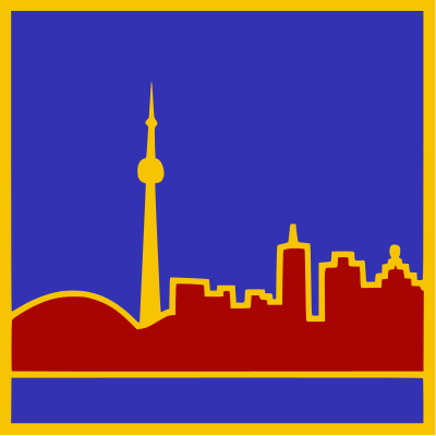 Stylized Toronto Skyline clipart