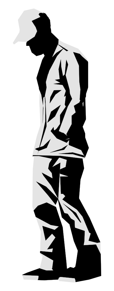 Stylized Young Man clipart