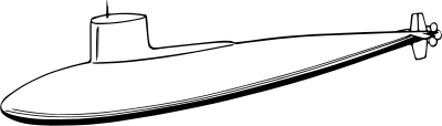 Submarine 2 clipart
