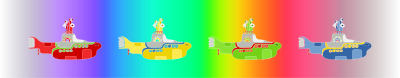 Submarine colored clipart